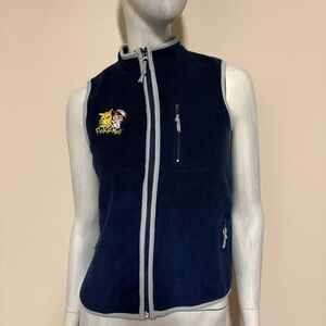 Nintendo Navy and Gray Official Licensed Pokémon Fleece Vest